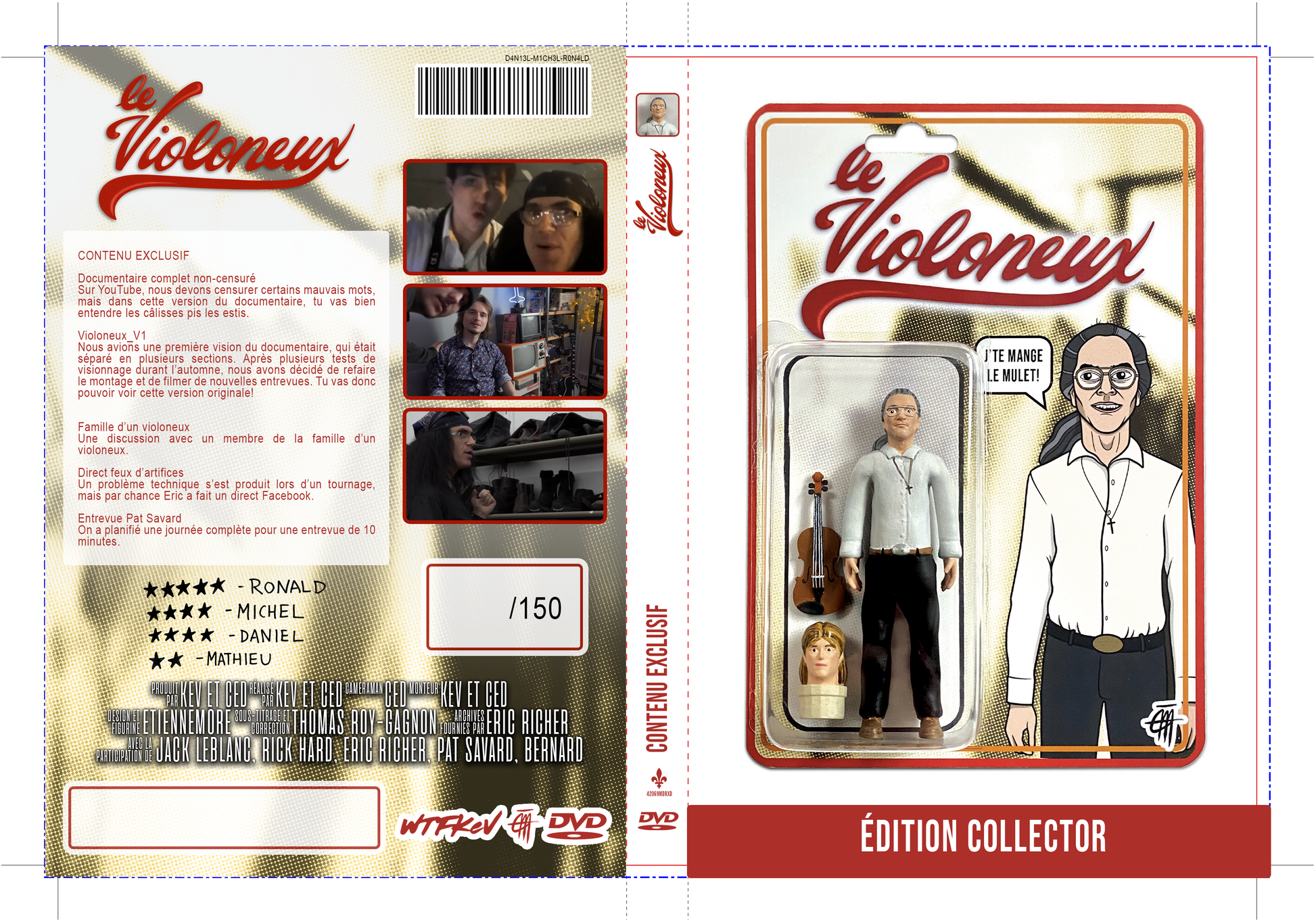 DVD Le Violoneux Documentaire Violongay